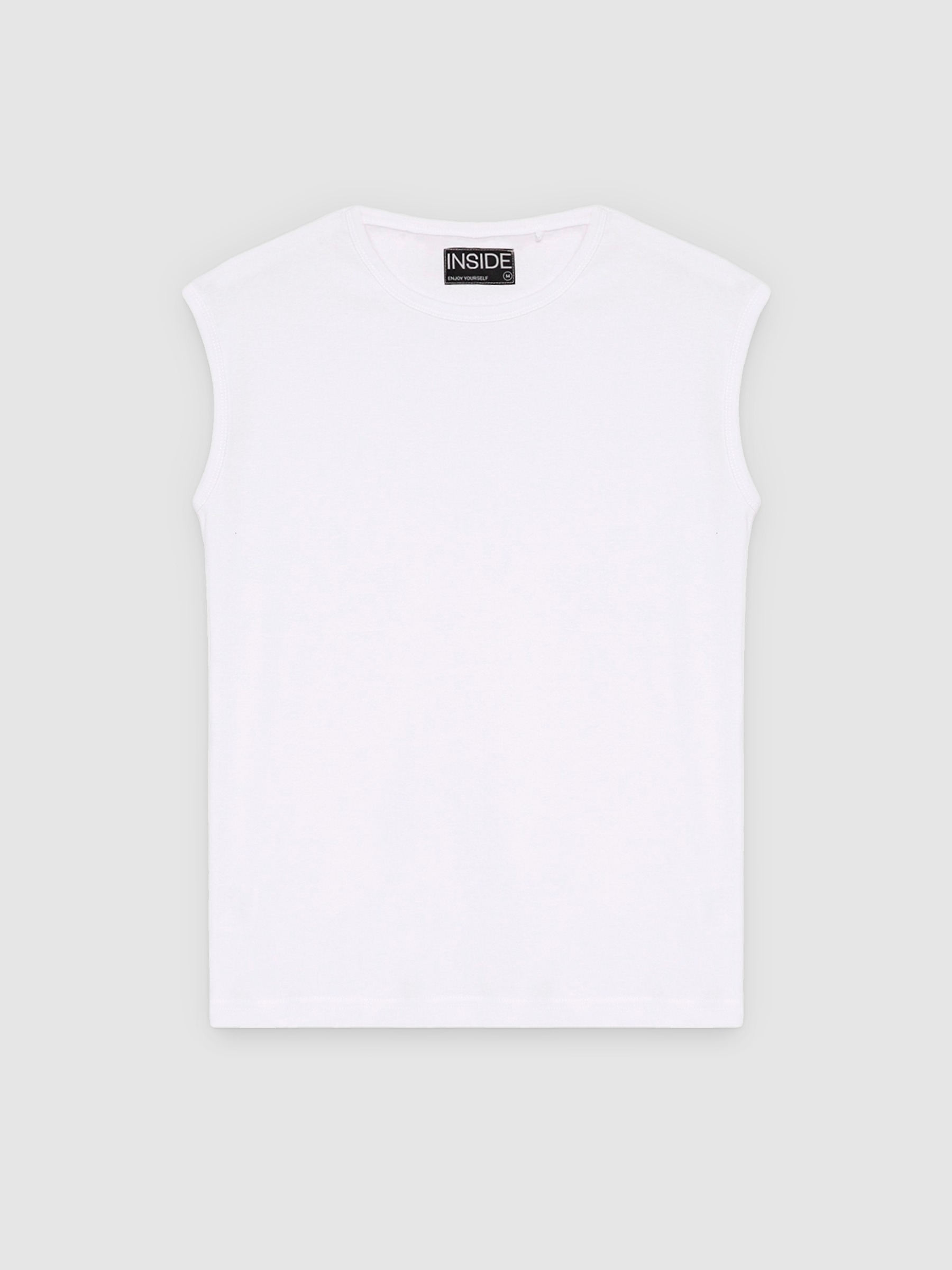 Camiseta básica sem mangas