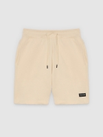 %Pto% Bermuda jogger con cordones blanco roto vista frontal