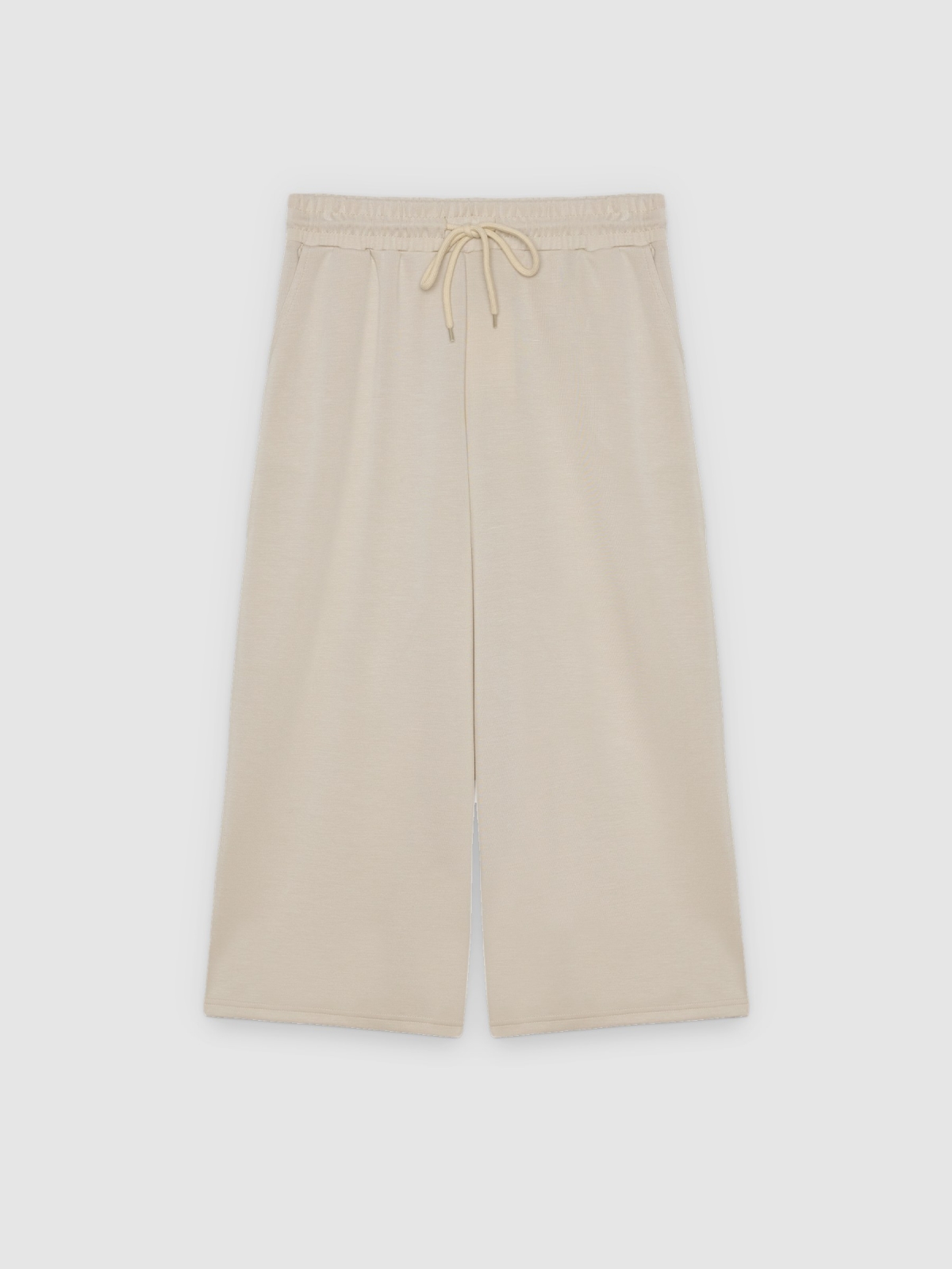%Pto% Pantalón culotte punto crudo vista frontal