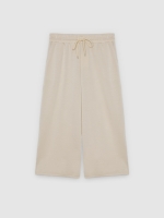 %Pto% Pantalón culotte punto crudo vista frontal