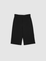 %Pto% Fluid Bermuda mid-rise black front view