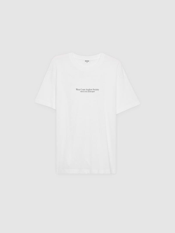  Camiseta West Coast blanco vista frontal