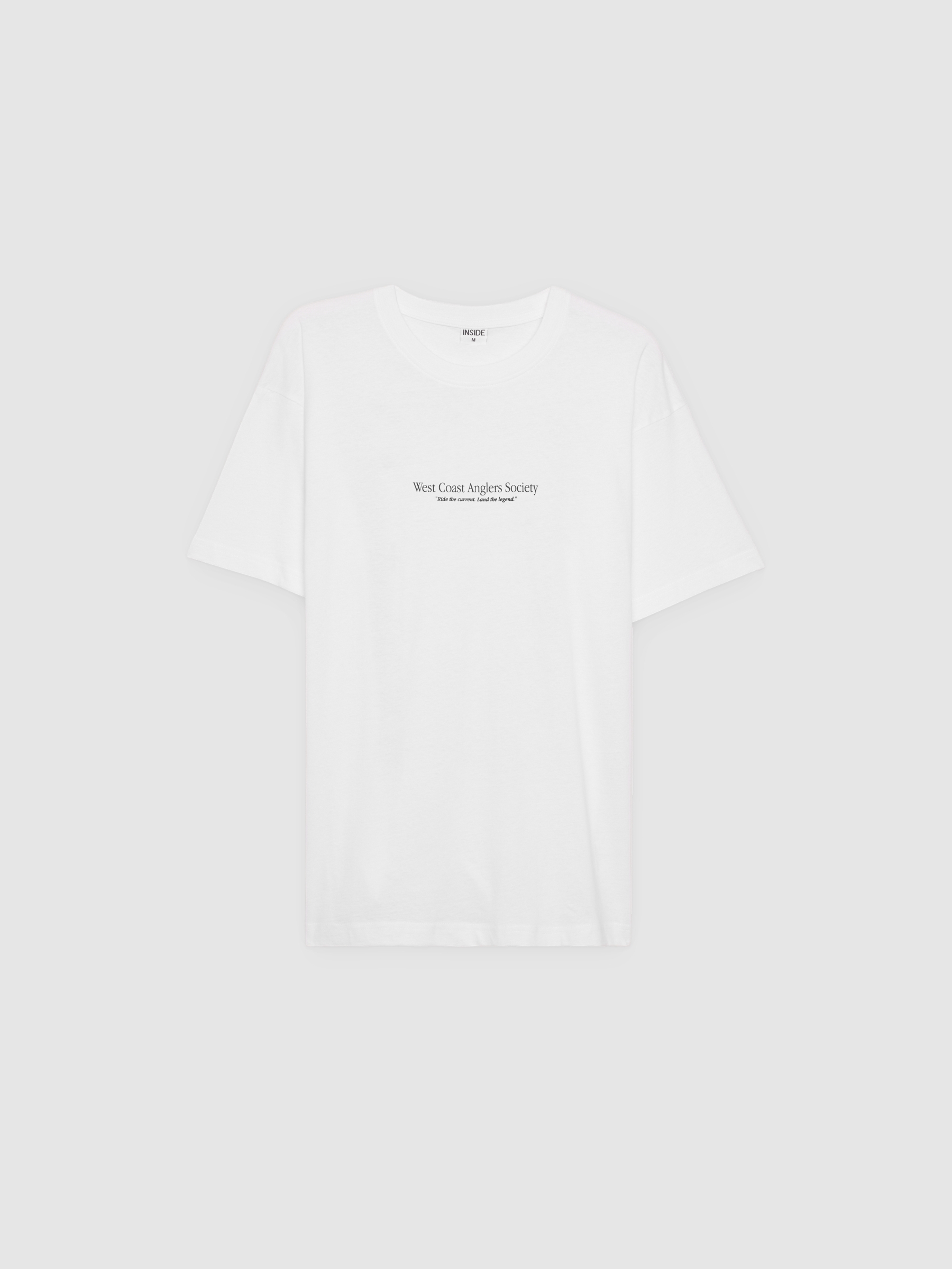 Camiseta West Coast blanco vista media frontal