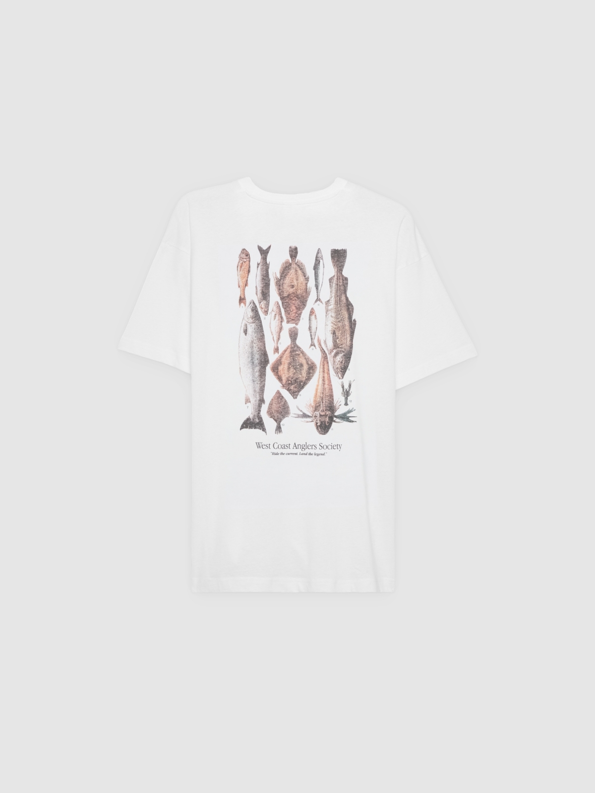 West Coast t-shirt white back view