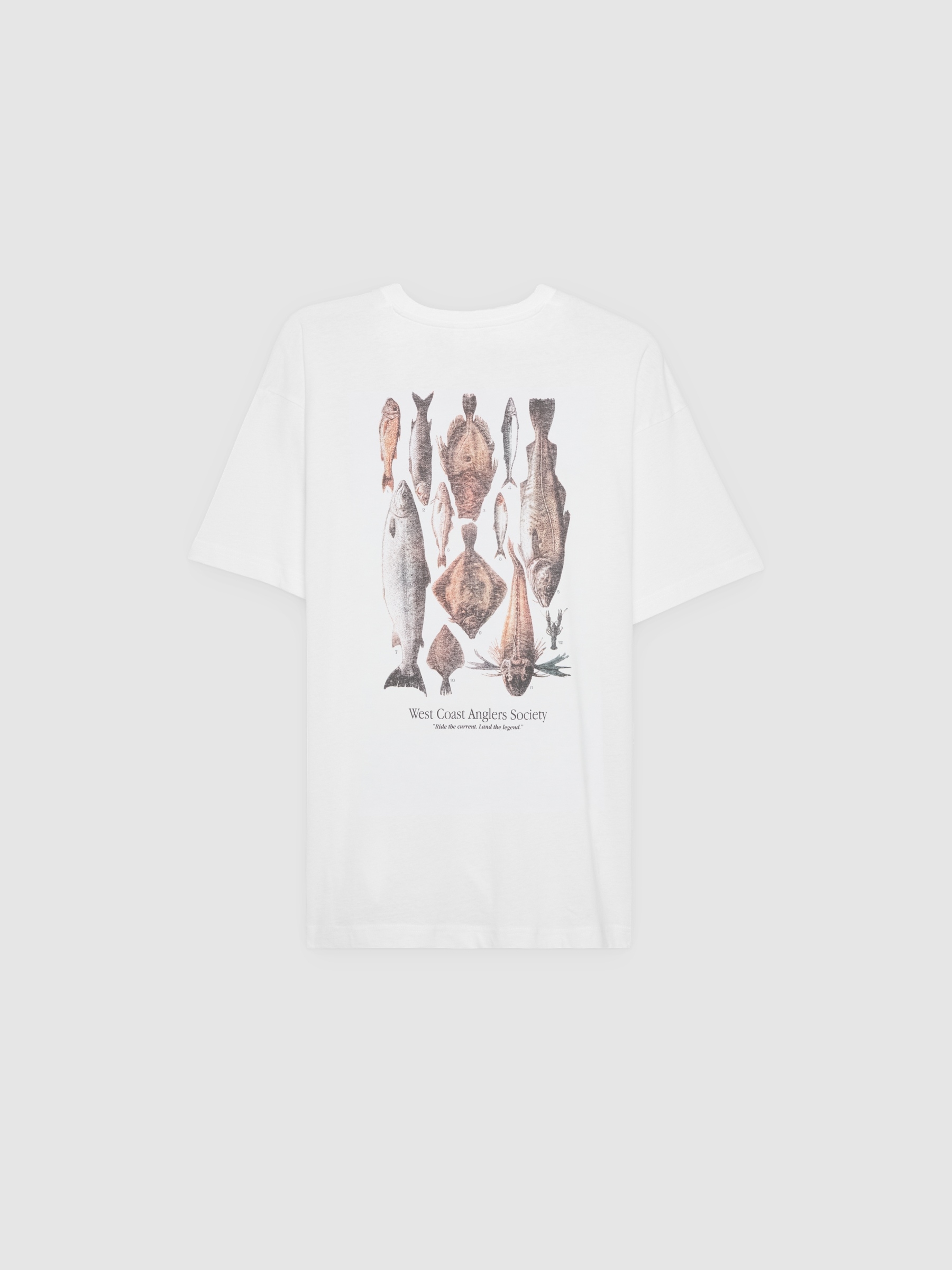 West Coast t-shirt white middle front view