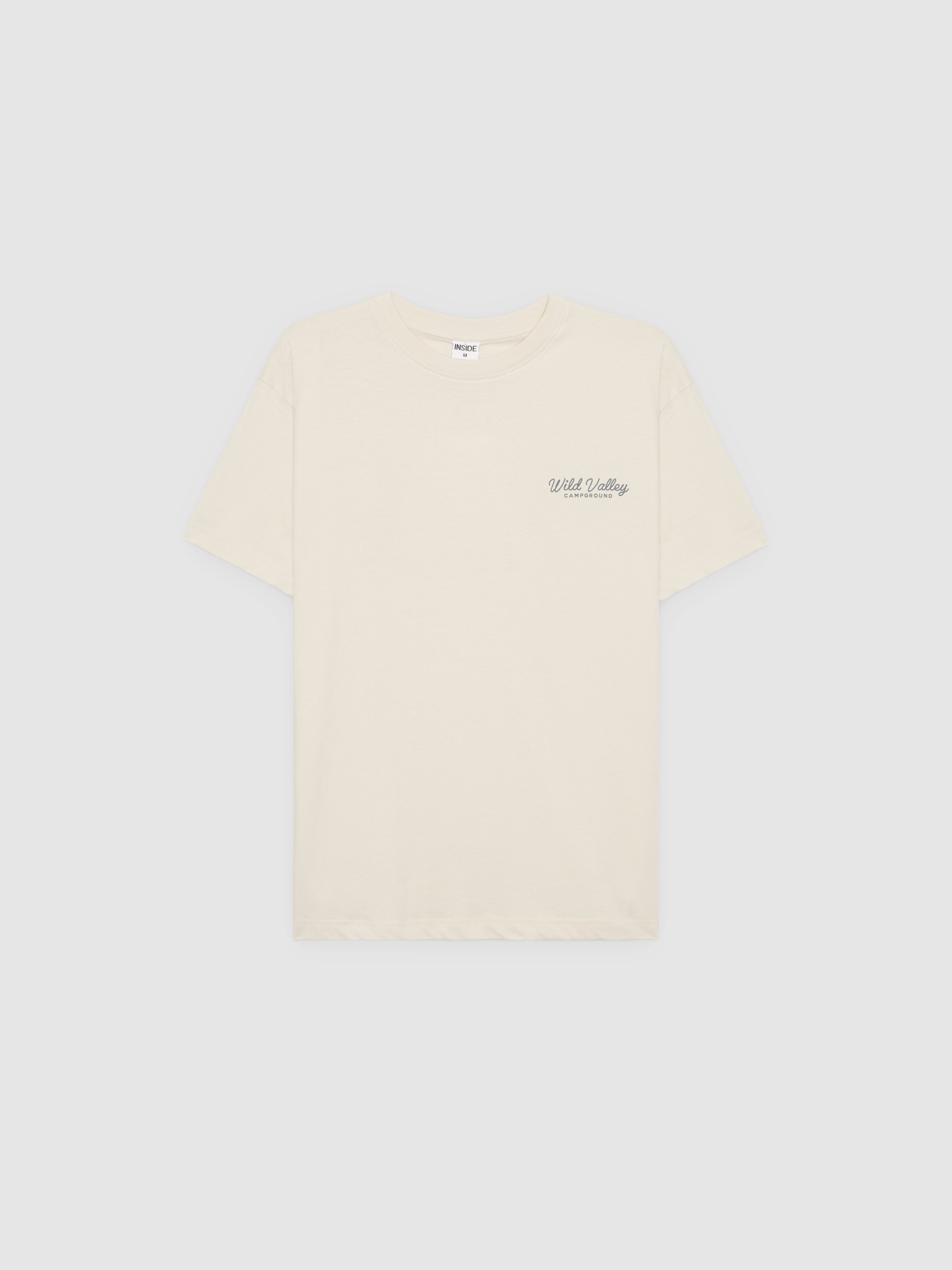 Camiseta Wild Walley crudo vista media frontal