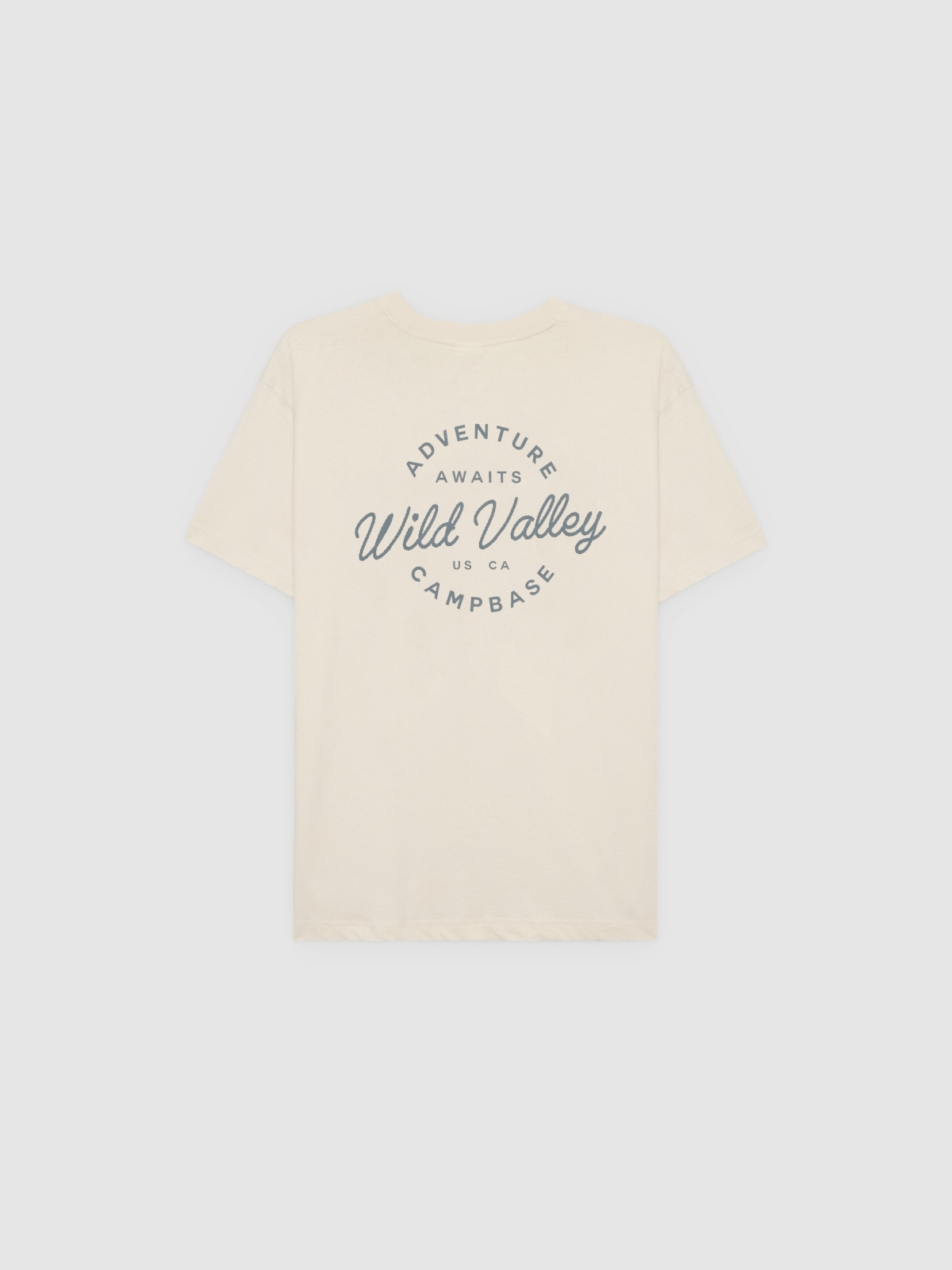 Wild Walley T-shirt raw back view