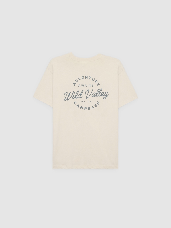 Wild Walley T-shirt raw back view