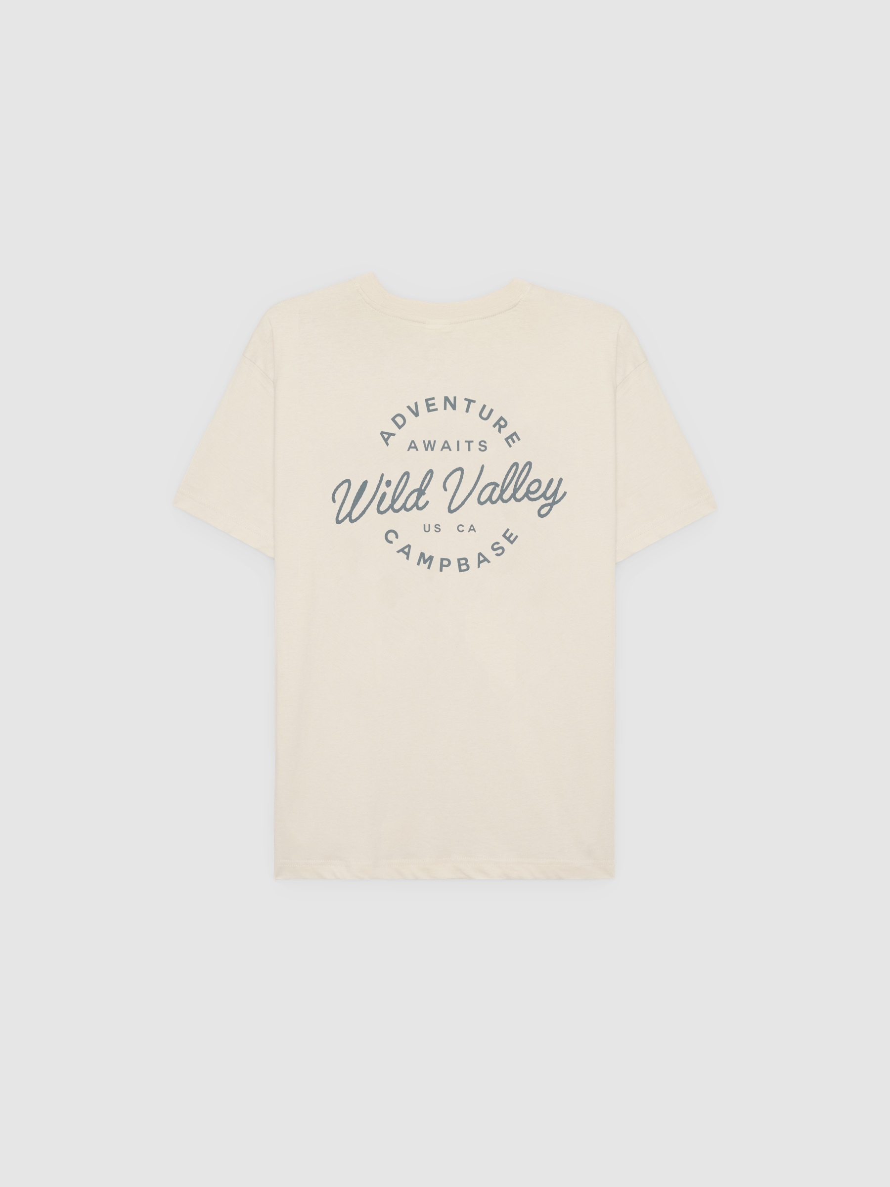 Camiseta Wild Walley crudo vista media frontal