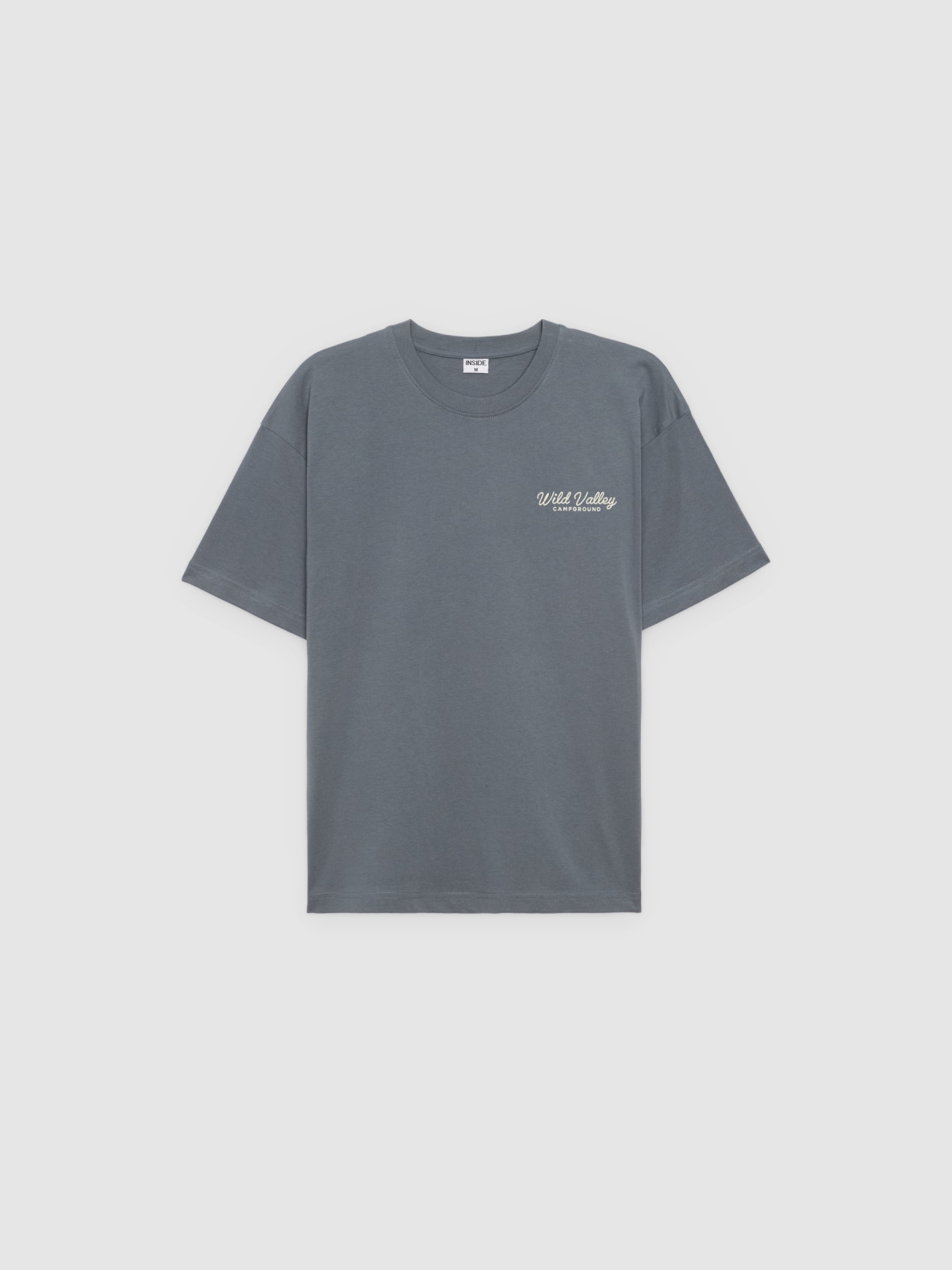 %Pto% Camiseta Wild Walley gris vista frontal