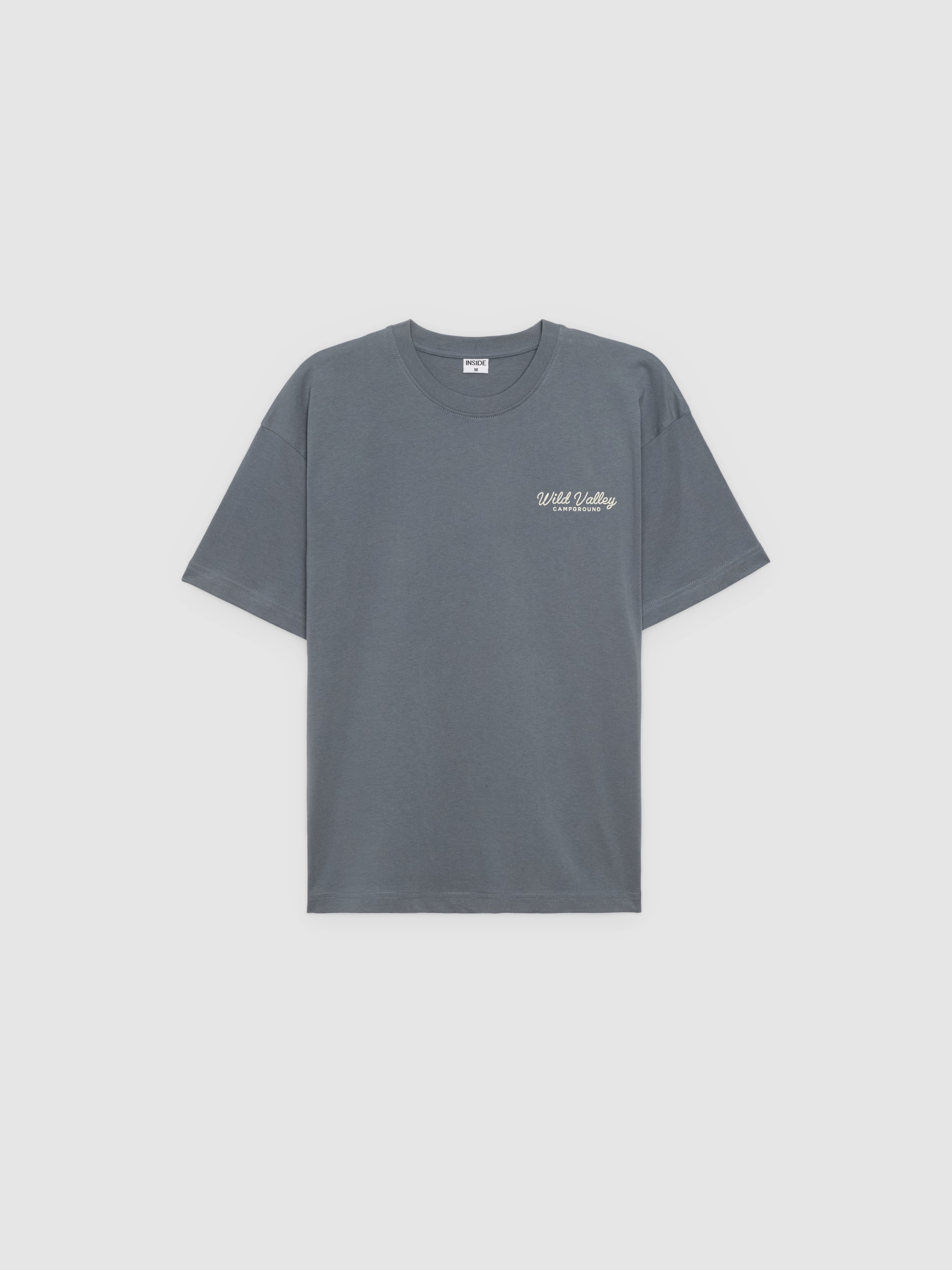 Wild Walley T-shirt grey middle front view