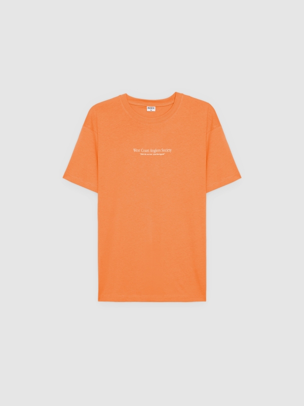  Camiseta West Coast coral vista frontal
