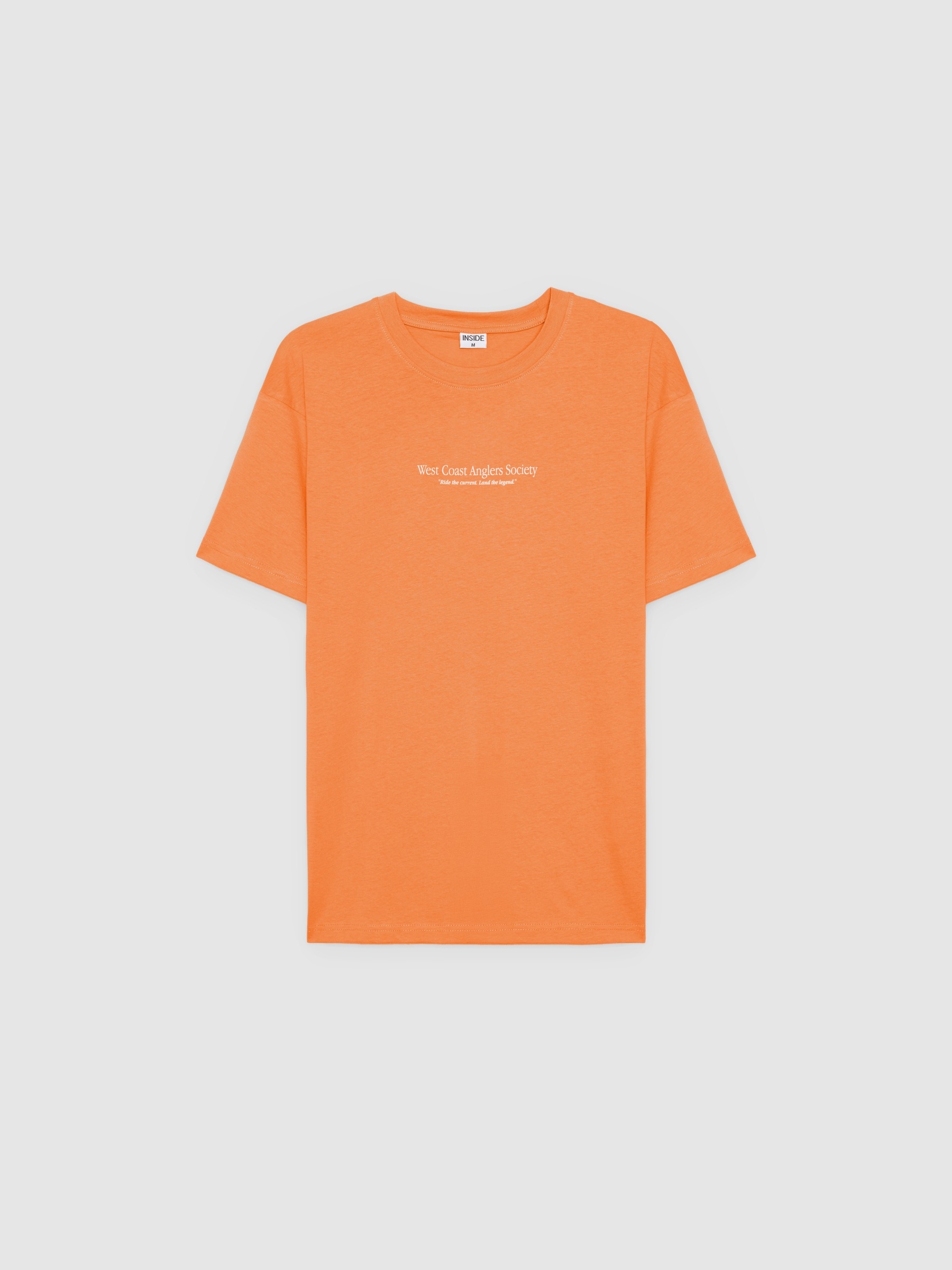 Camiseta West Coast coral vista media frontal