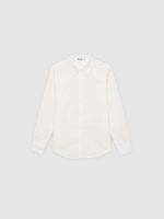 %Pto% Long sleeve poplin shirt white front view
