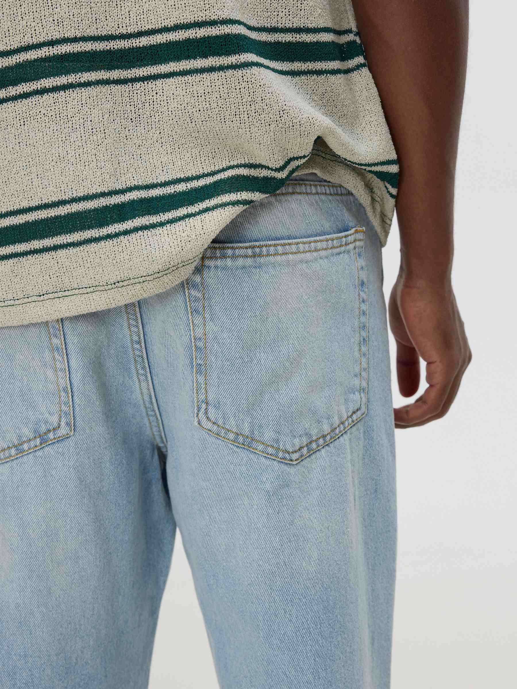 Jeans Baggy Denim azul vista general frontal
