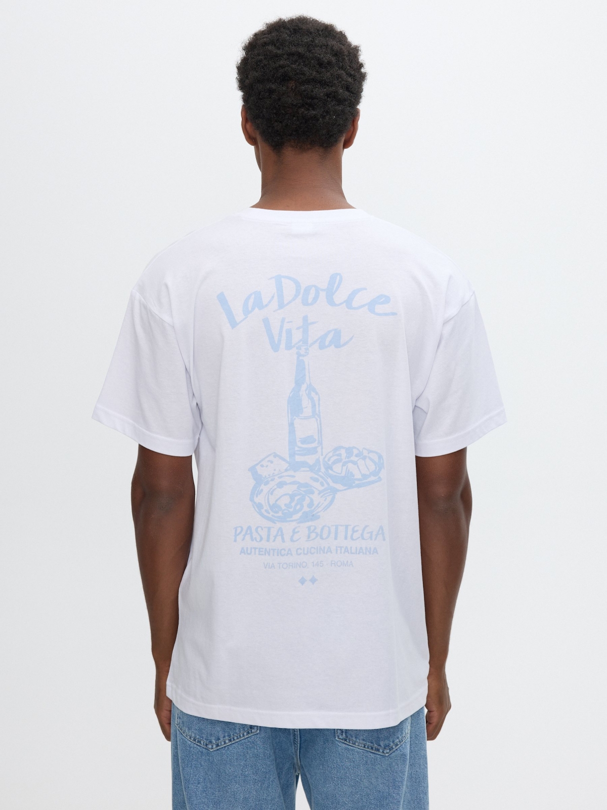 Dolce Vita T-shirt white middle back view