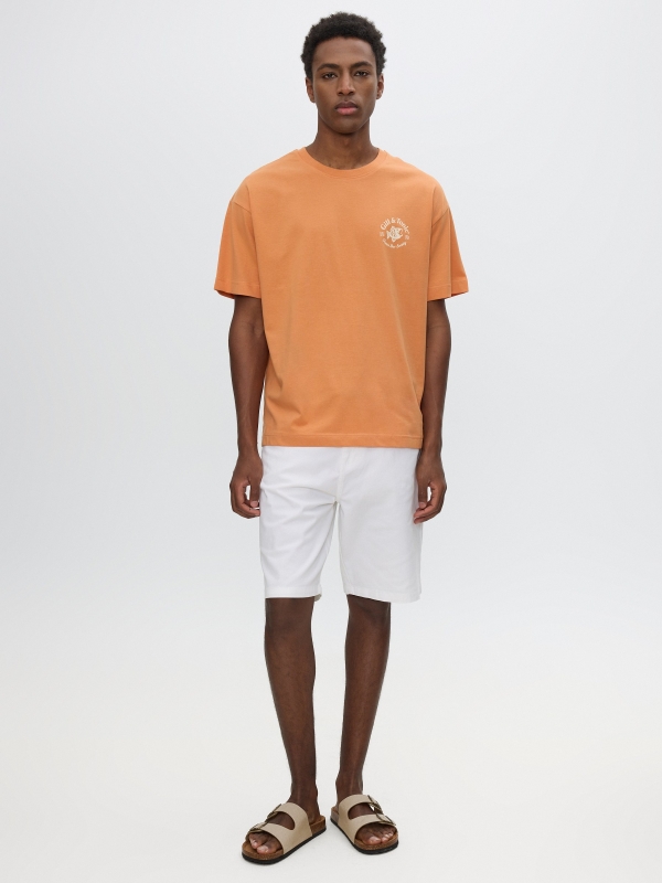 Camiseta Ocean coral vista general frontal