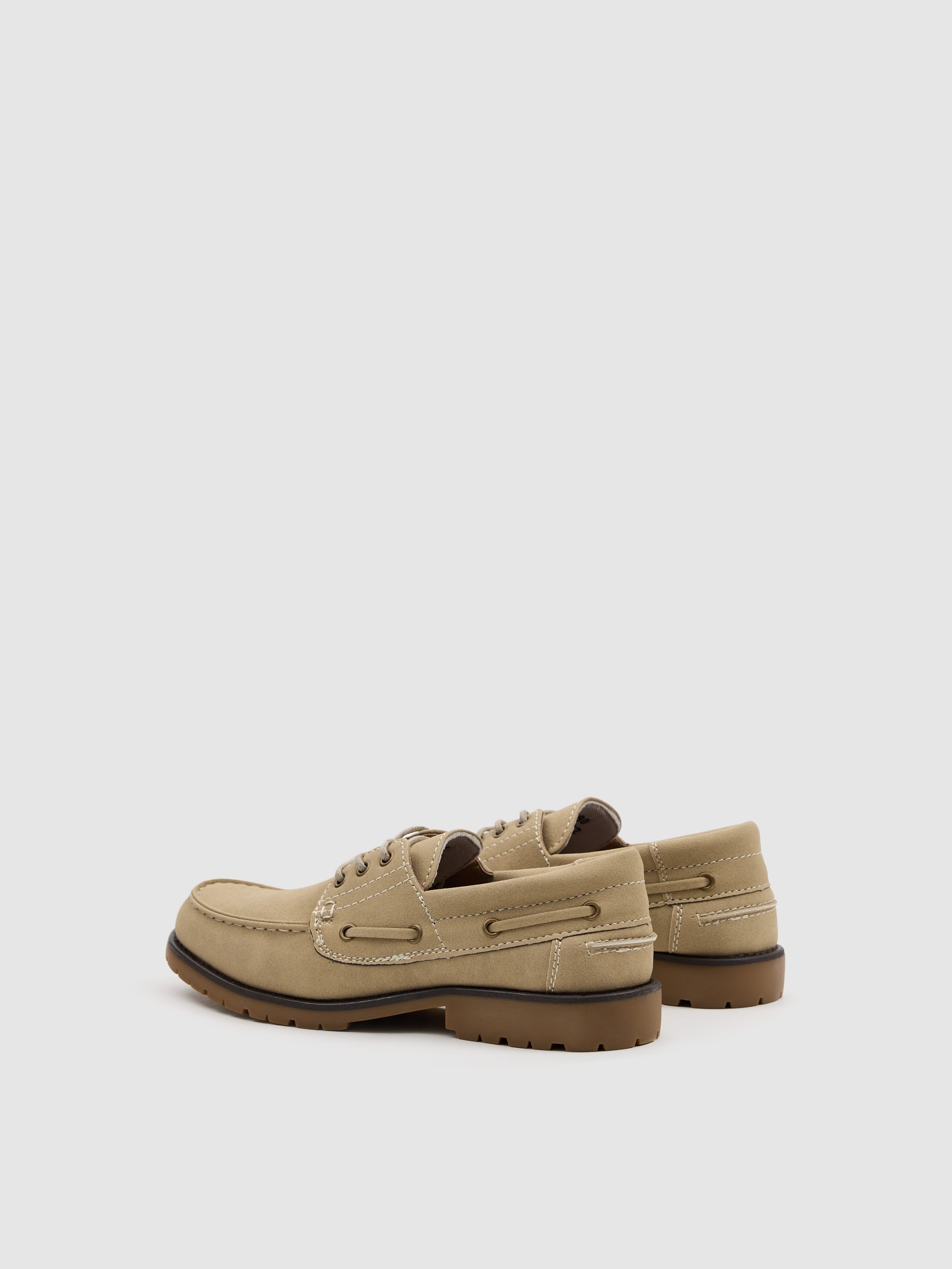 Náutico polipiel suela de goma beige