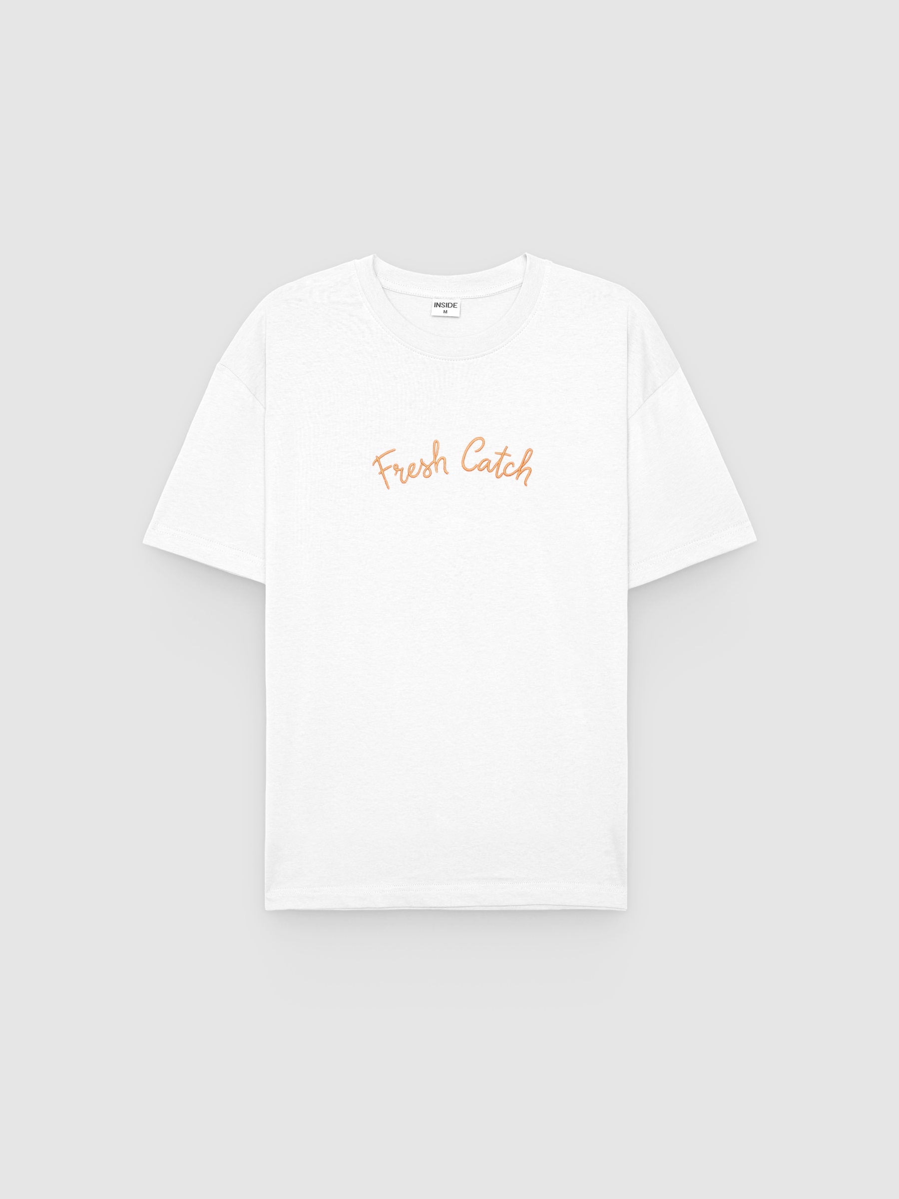 Fresh Catch T-shirt white middle front view