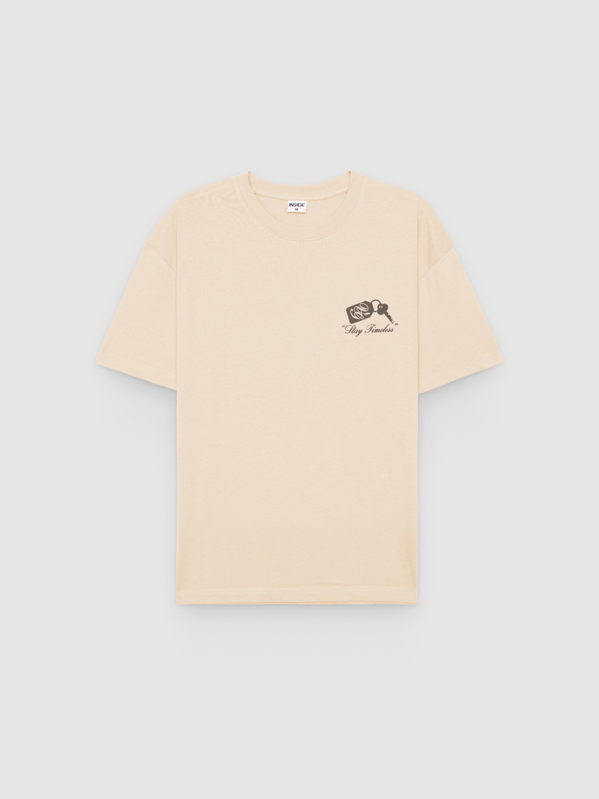 %Pto% T-shirt stay timeless raw front view