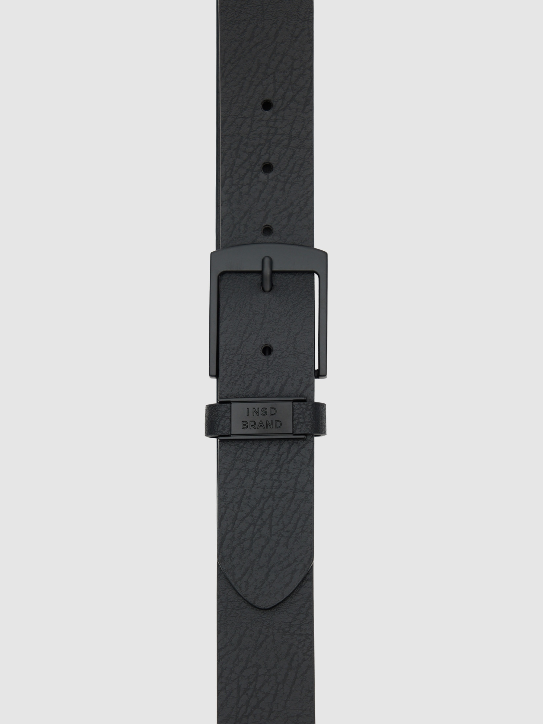 Basic faux leather belt brown