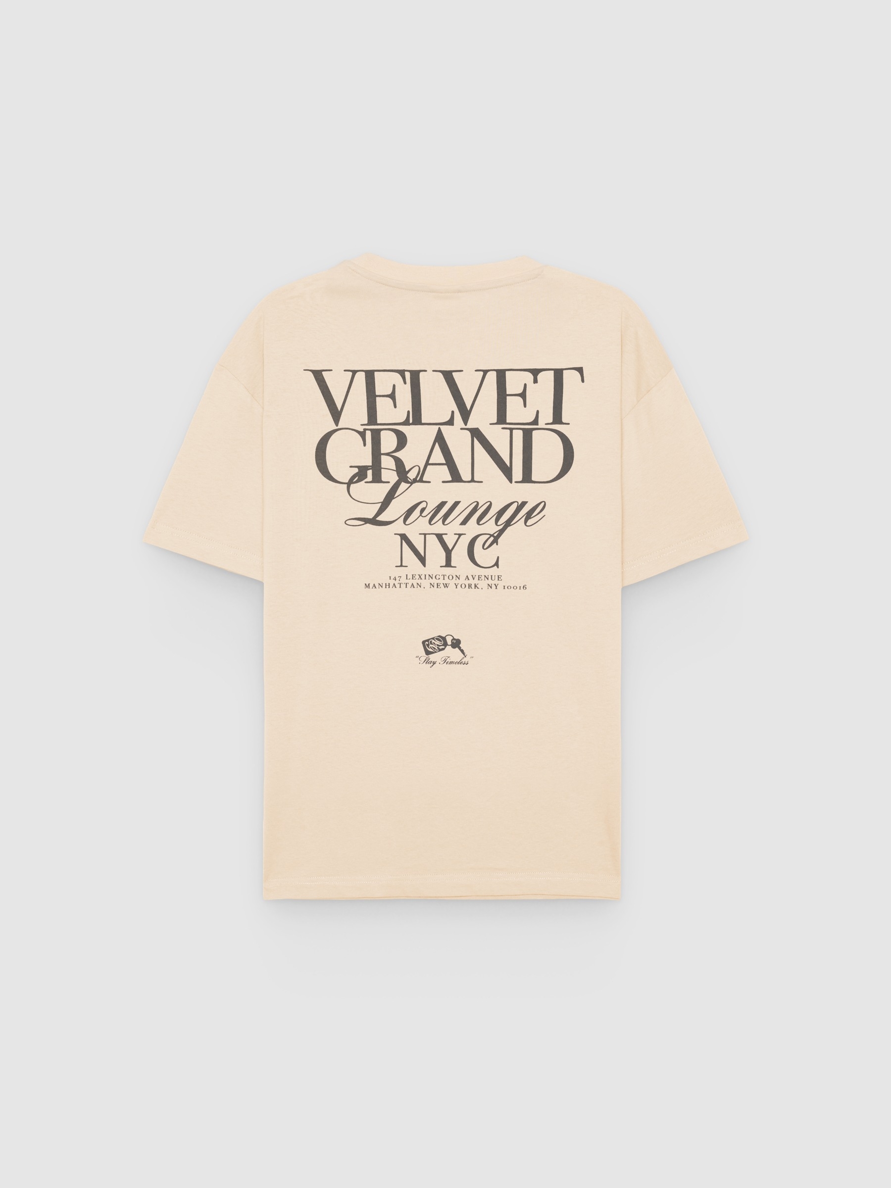  Camiseta stay timeless crudo vista frontal