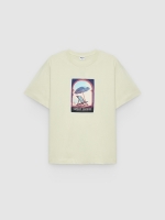%Pto% Camiseta Sunlit shores verde claro vista frontal