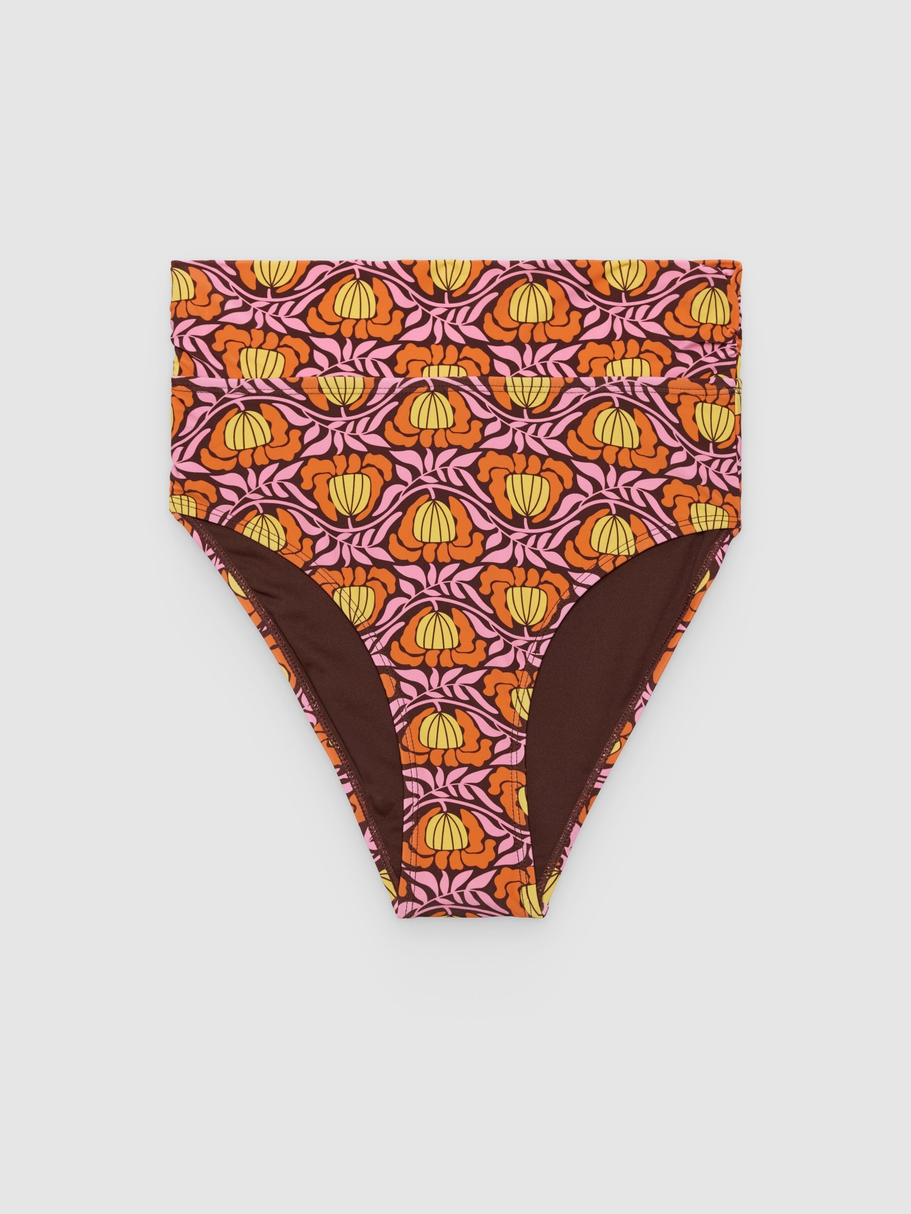 Braguita bikini tiro alto estampado