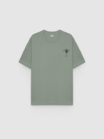 %Pto% Azure T-shirt green front view