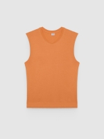 %Pto% Camiseta básica sin mangas coral vista frontal