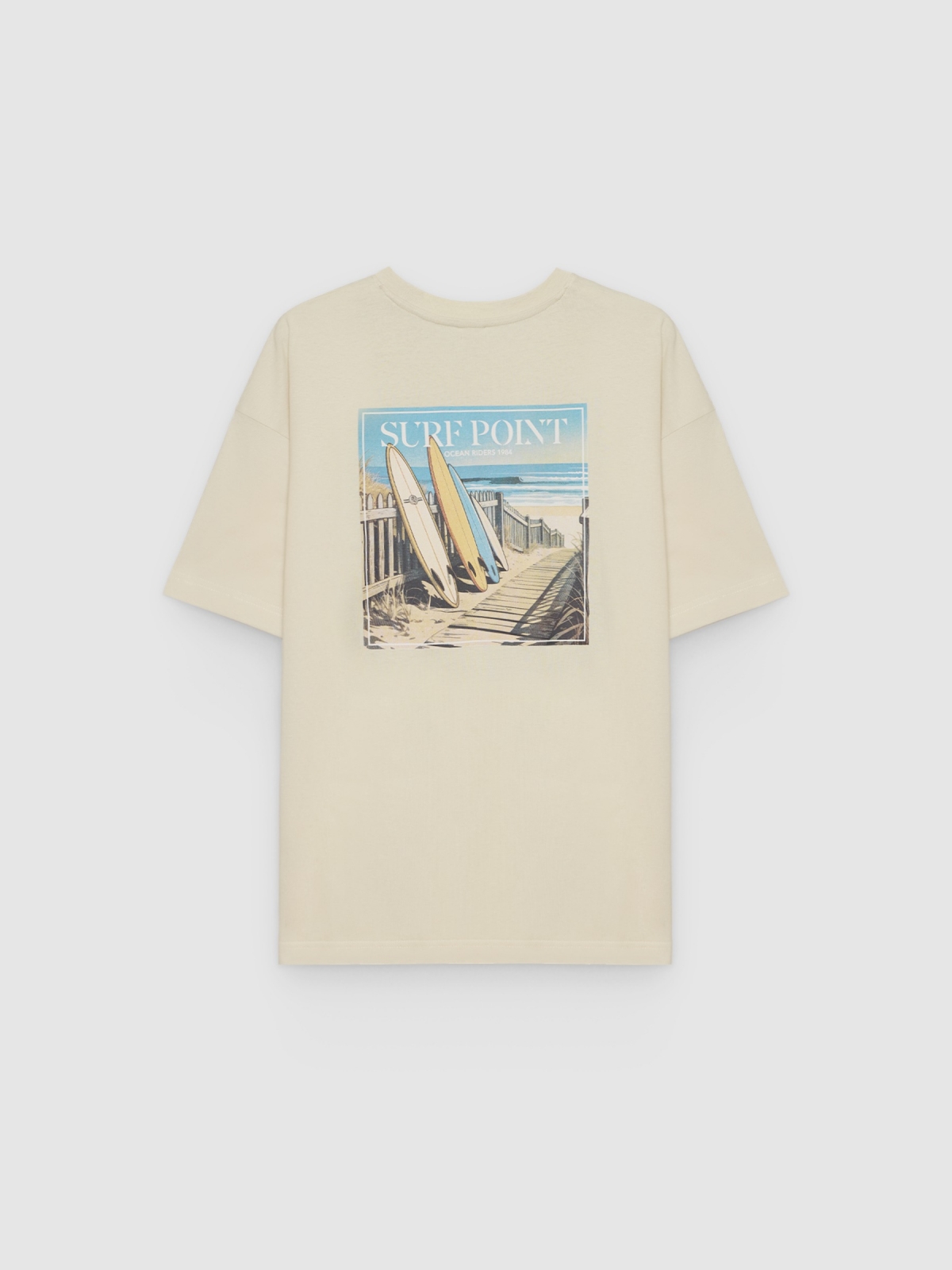 Surfpoint T-shirt raw back view