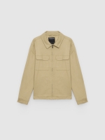 %Pto% Zipper jacket raw front view