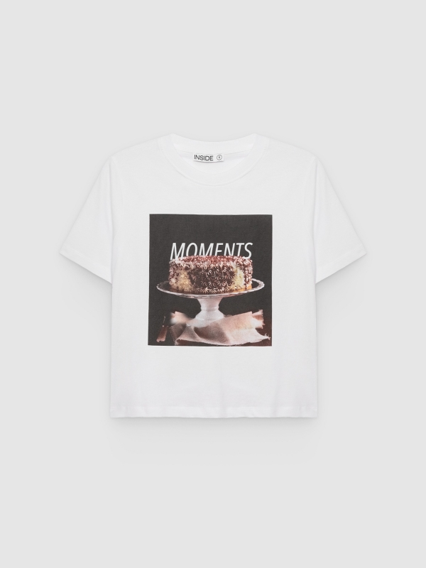  Cotton Moments T-shirt white front view