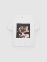 %Pto% Cotton Moments T-shirt white front view