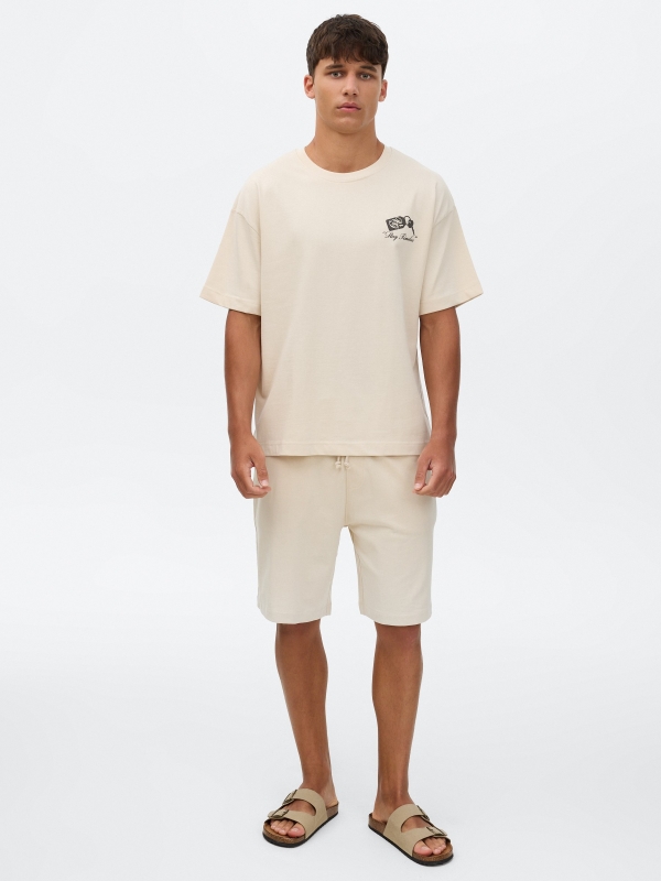 T-shirt stay timeless raw front view