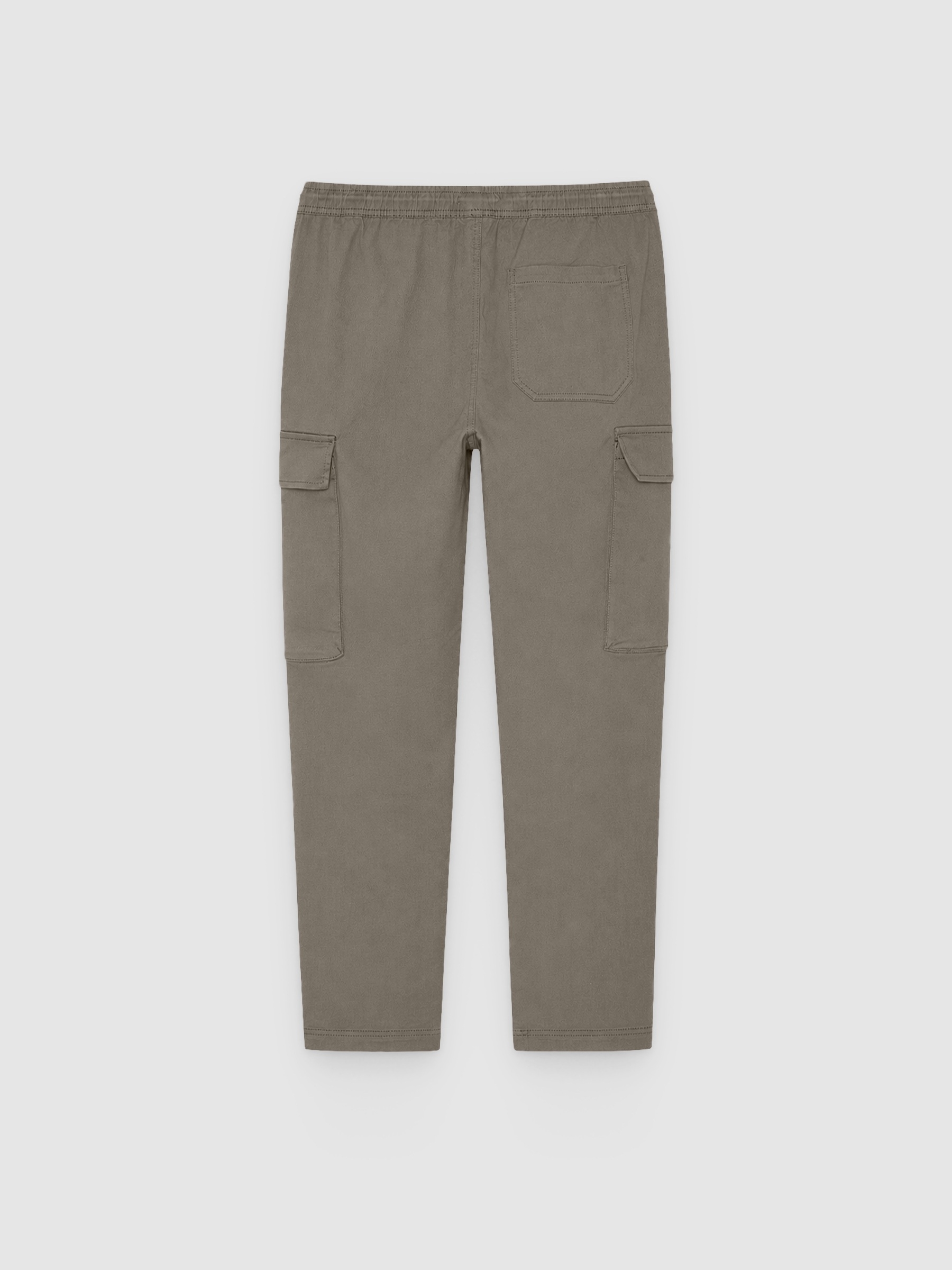 Jogger casual pockets green front view