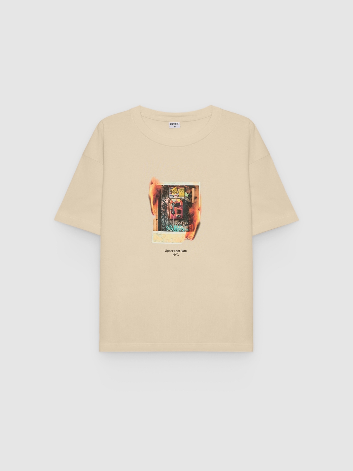 %Pto% Camiseta Uper East Side crudo vista frontal