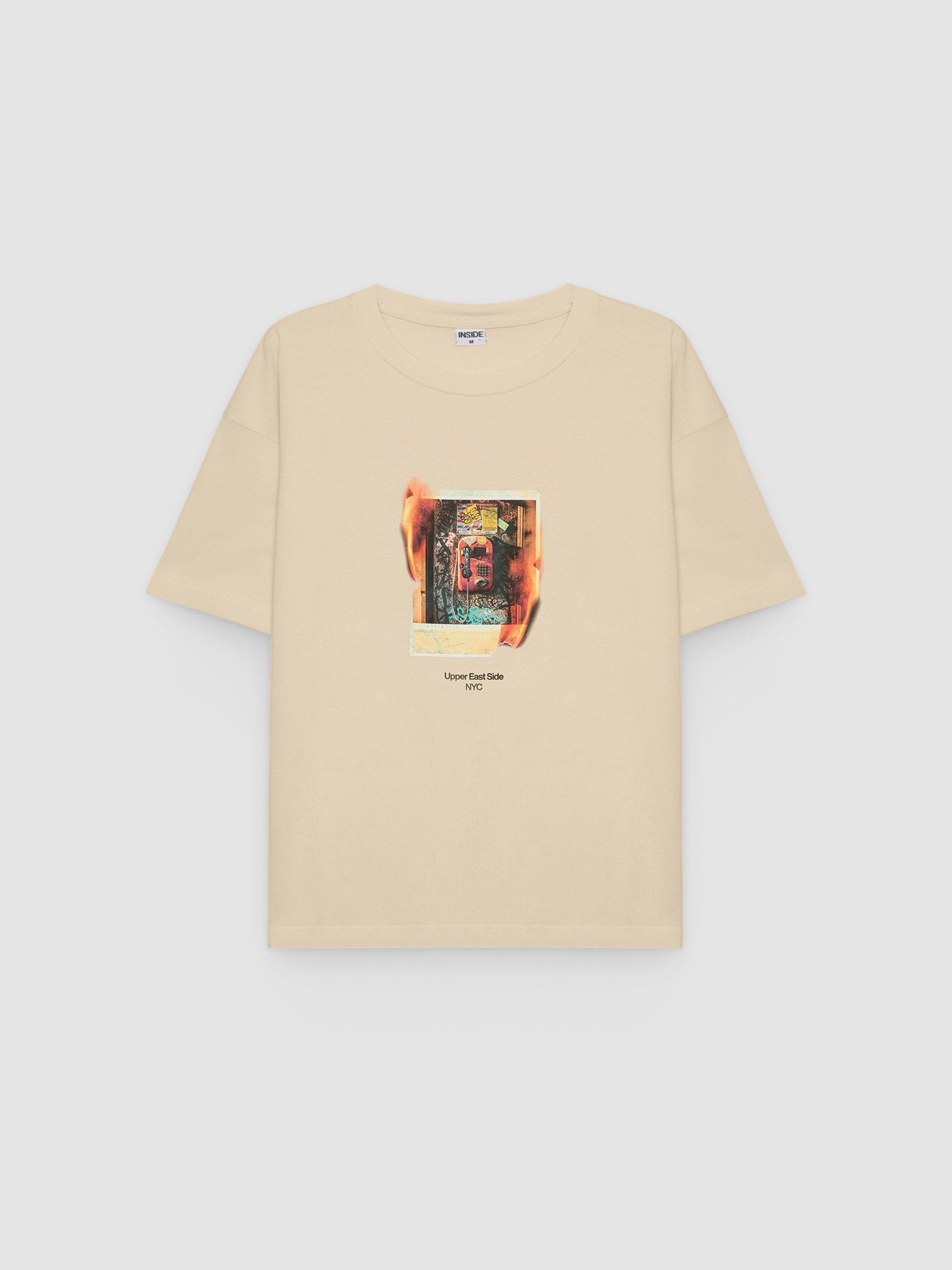 Camiseta Uper East Side crudo vista media frontal