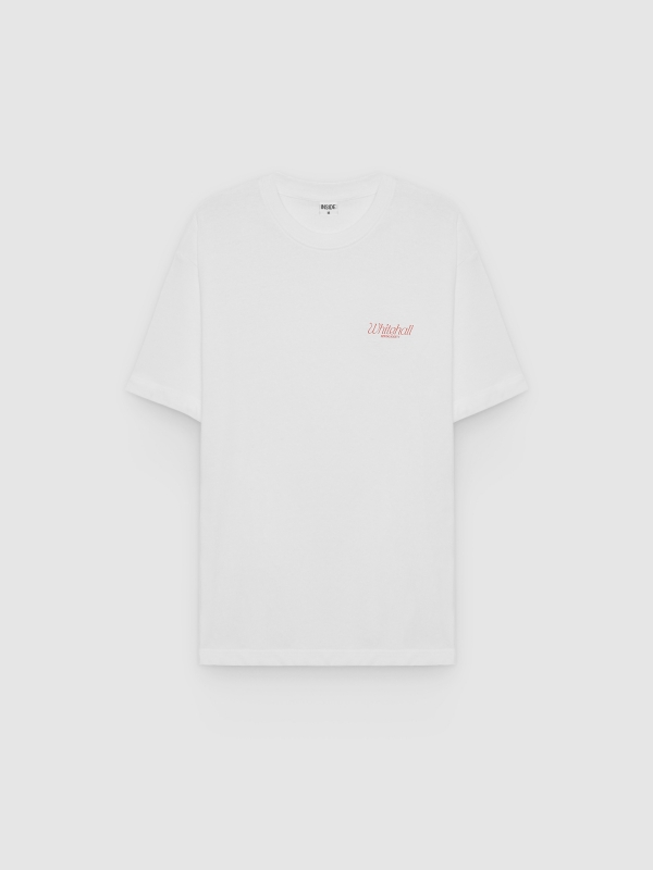 Camiseta Whitehall blanco vista frontal