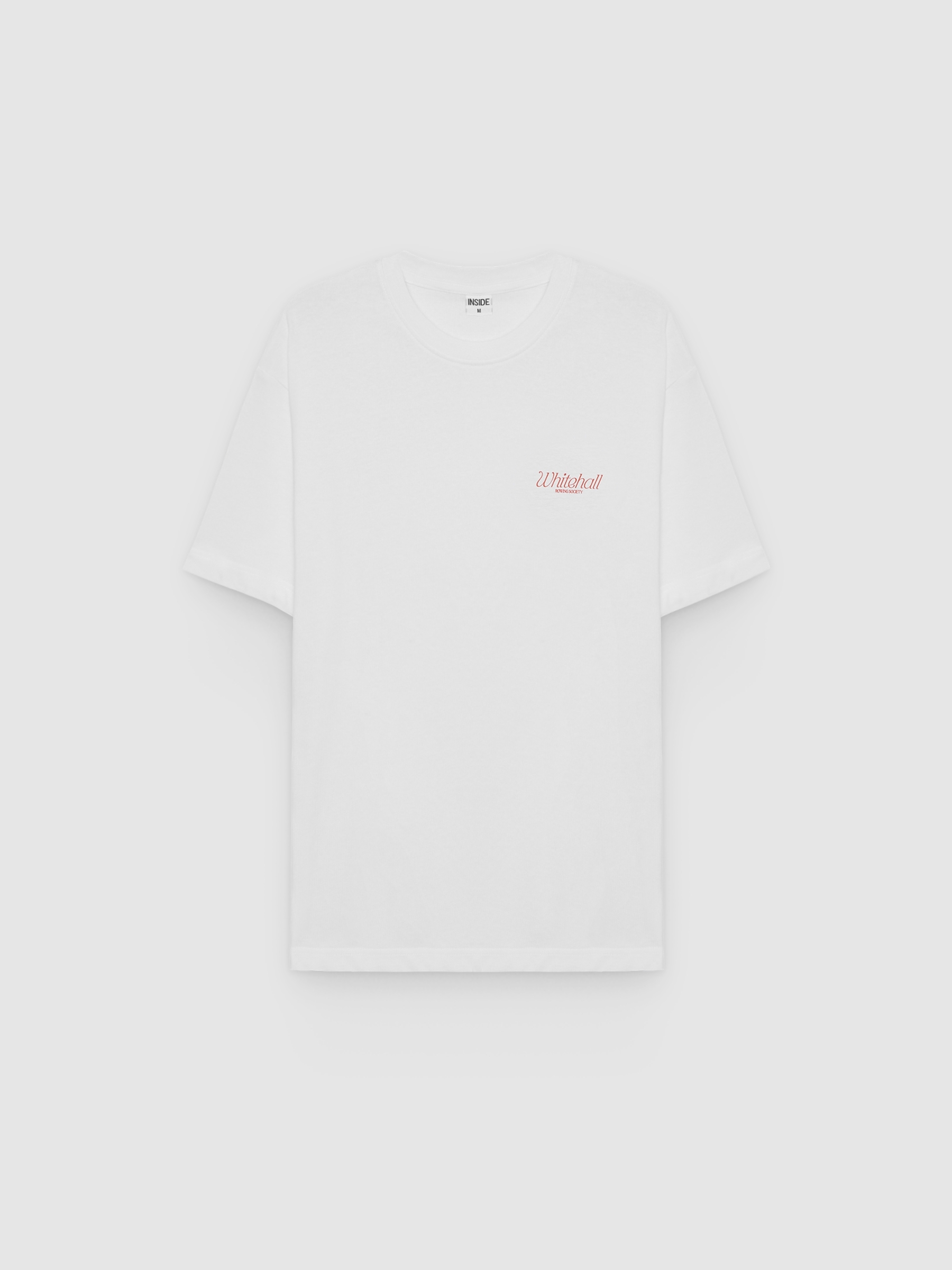Camiseta Whitehall blanco vista media frontal