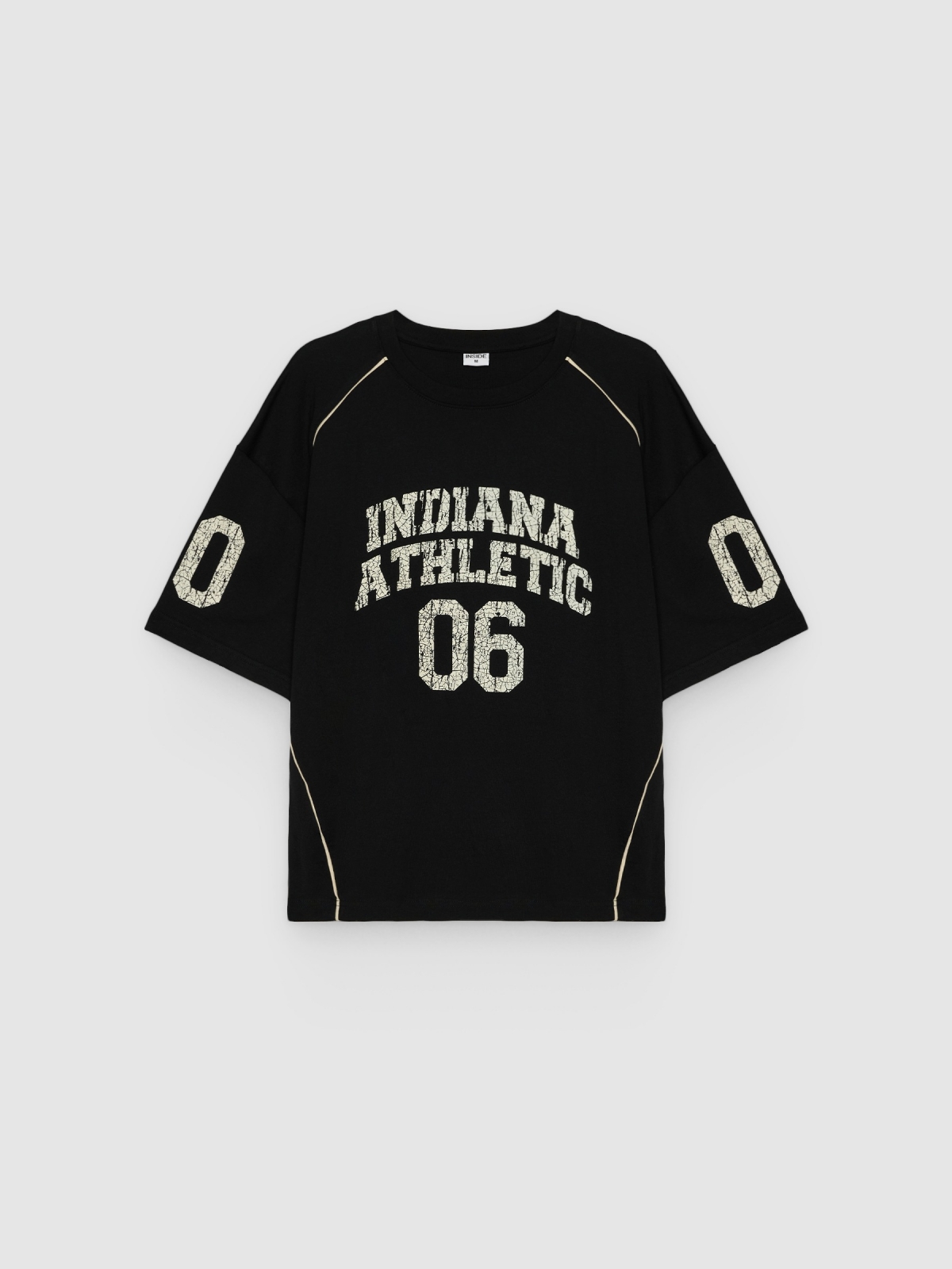 %Pto% Indiana Athletic 06 T-shirt black front view