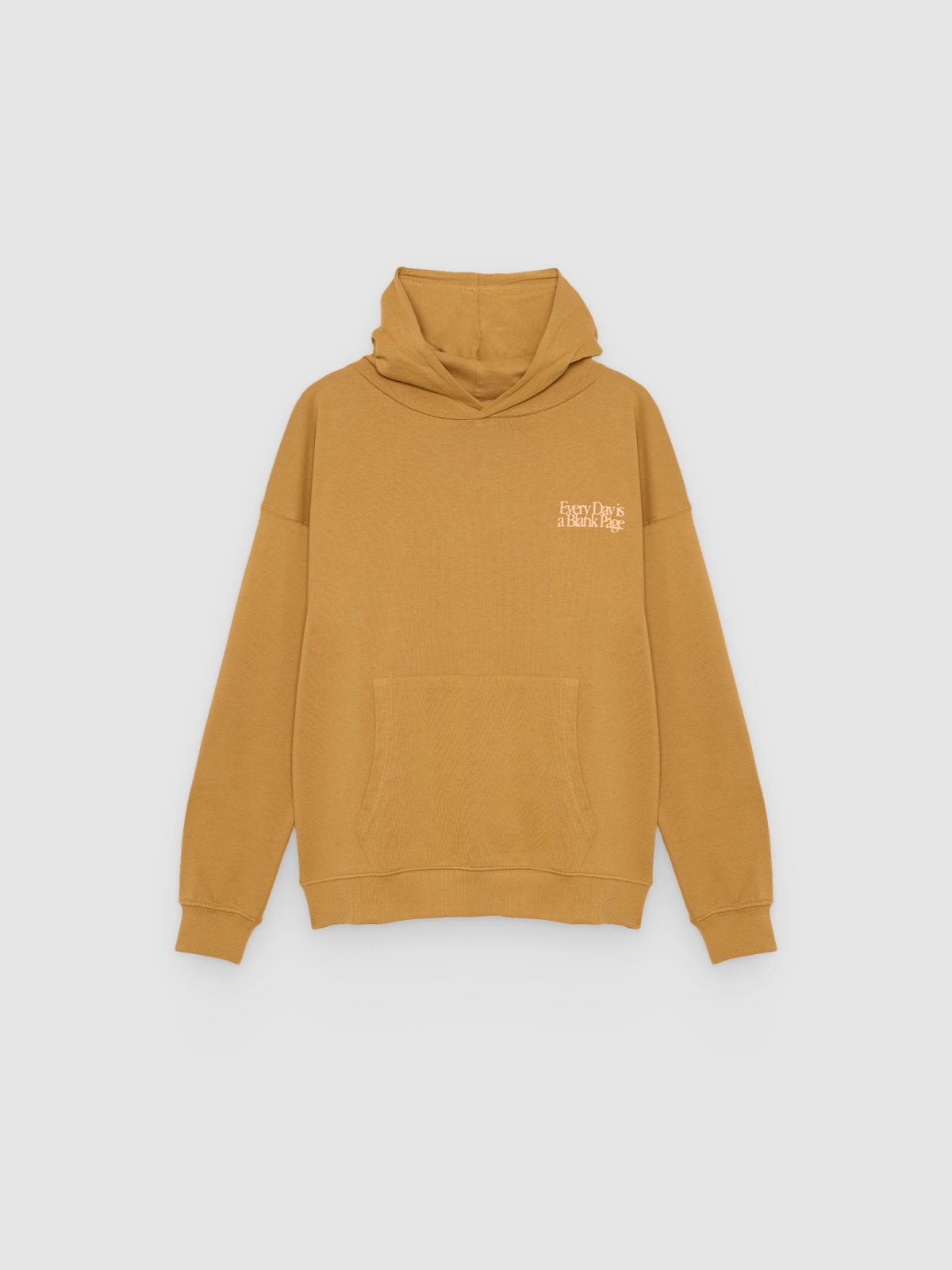 %Pto% Sudadera felpa oversized Every Day marrón vista frontal