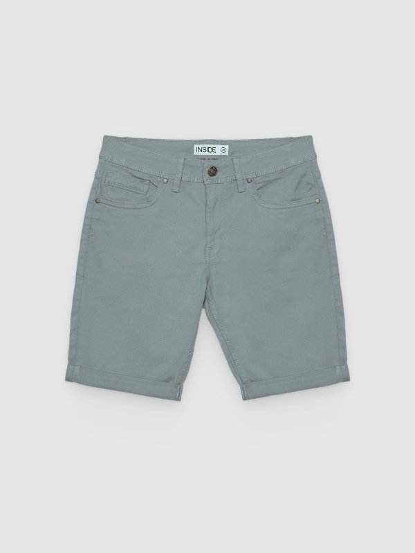  Bermuda slim gabardine grey front view