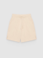%Pto% Fleece jogger shorts raw front view