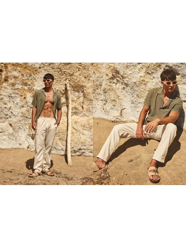  Linen pants beige