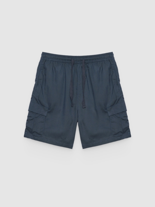  Bermuda cargo jogger azul marinho vista frontal