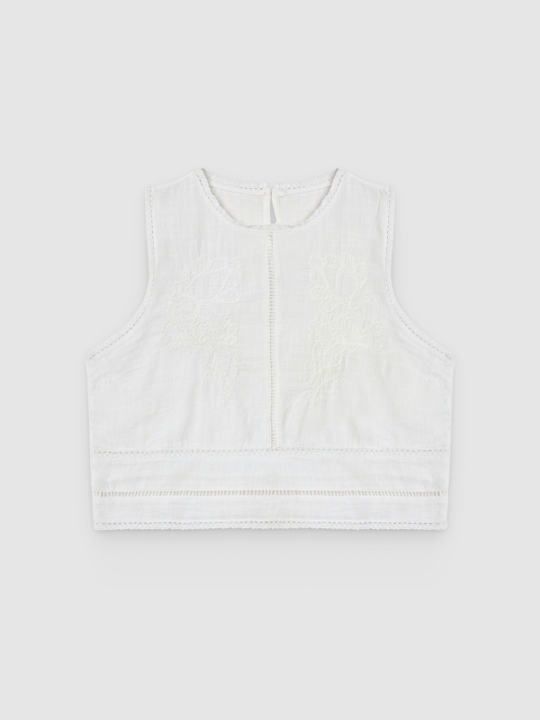  Top bordado blanco vista frontal