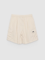 %Pto% Bermuda cargo jogger crua vista frontal