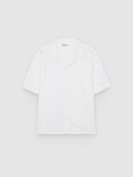 %Pto% Oversized cotton shirt white front view
