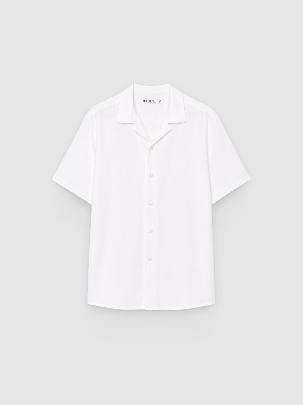  Linen resort shirt raw front view